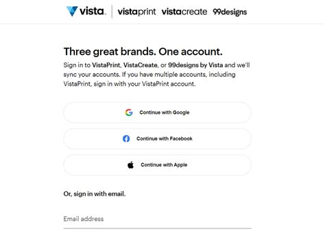 vistaprint sign in.